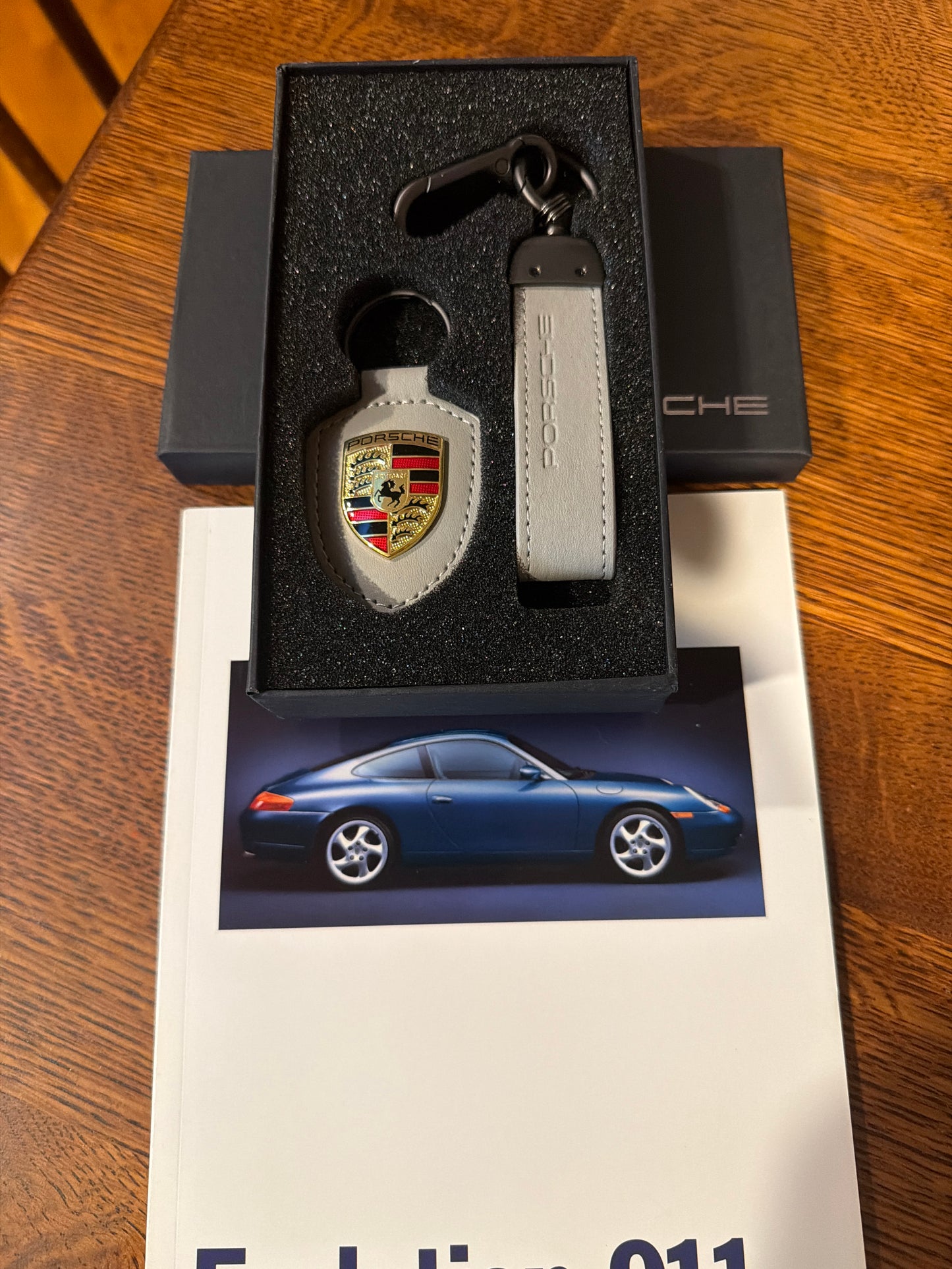 Porsche Duo Chalk Gray Key Chain’s Set