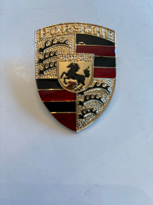 Porsche Metal  hood emblem