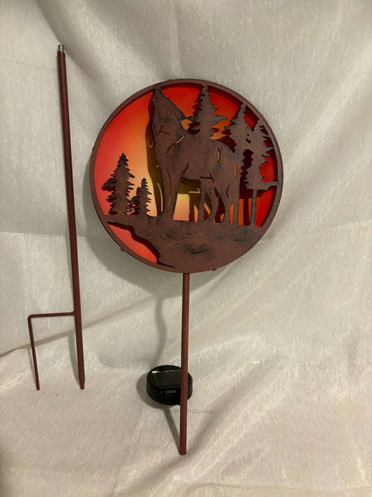 Night sky, Solar, Stake  Wolf