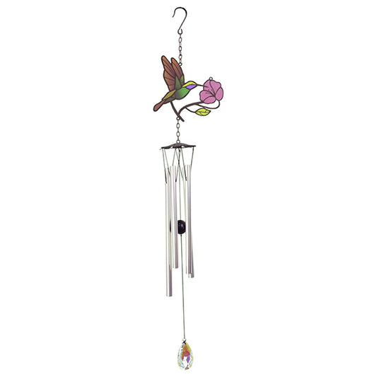 Wind Chime Vivid Printed Hummingbird 29 inch