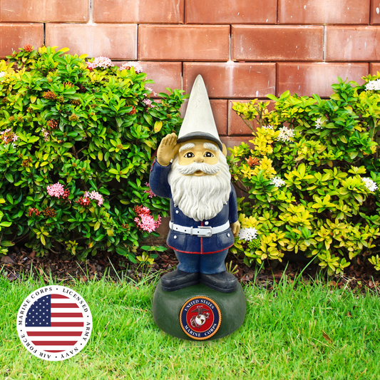 U.S. Marines Garden Gnome – 13″