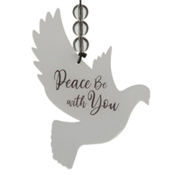 Remembrance Sentiment Dove Chime " 32- Silver 🕊️- Aluminum