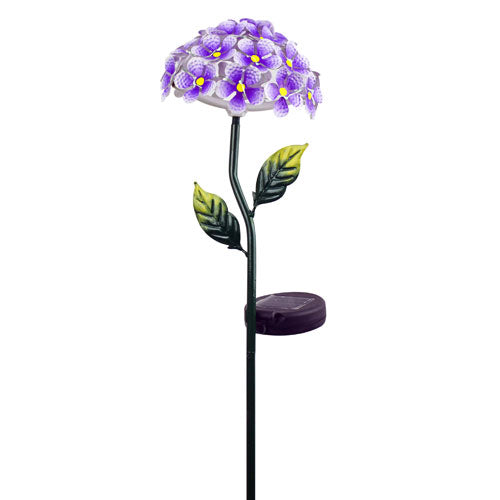 Stake Solar Flower Purple
